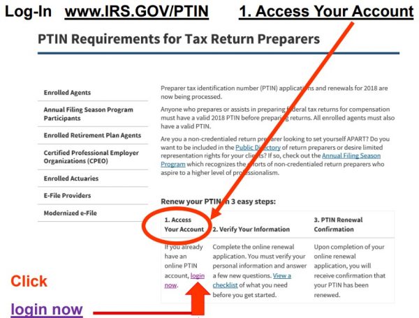 How To View Return Filed Per PTIN - American Society Of Tax Problem Solvers